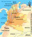voici la  carte de la colombie